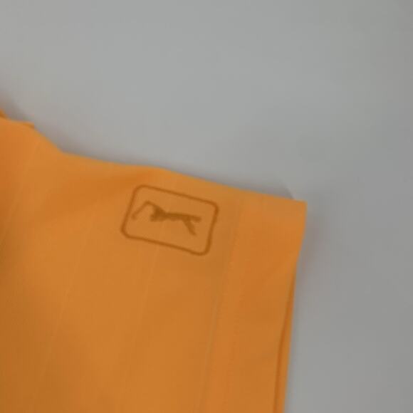 PGA Tour Short Sleeve Breathable Golf Polo Shirt Size Large Mens Bright Orange L - Picture 5 of 7
